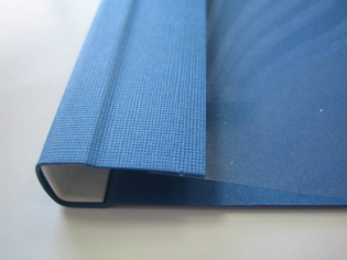 фото C-Bind Мягкие обложки А4 Softclear AA 5 мм синие текстура лен